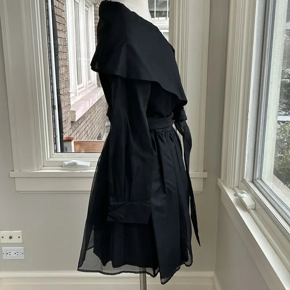 Vintage silk abs evening dress size 8 - Picture 2 of 13